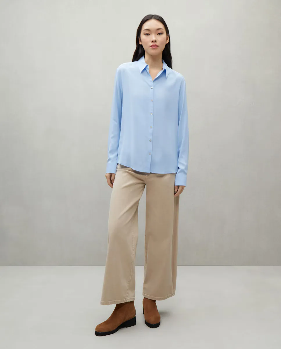 

Джинсовые брюки-кюлоты на пуговицах Easy Wear, бежевый