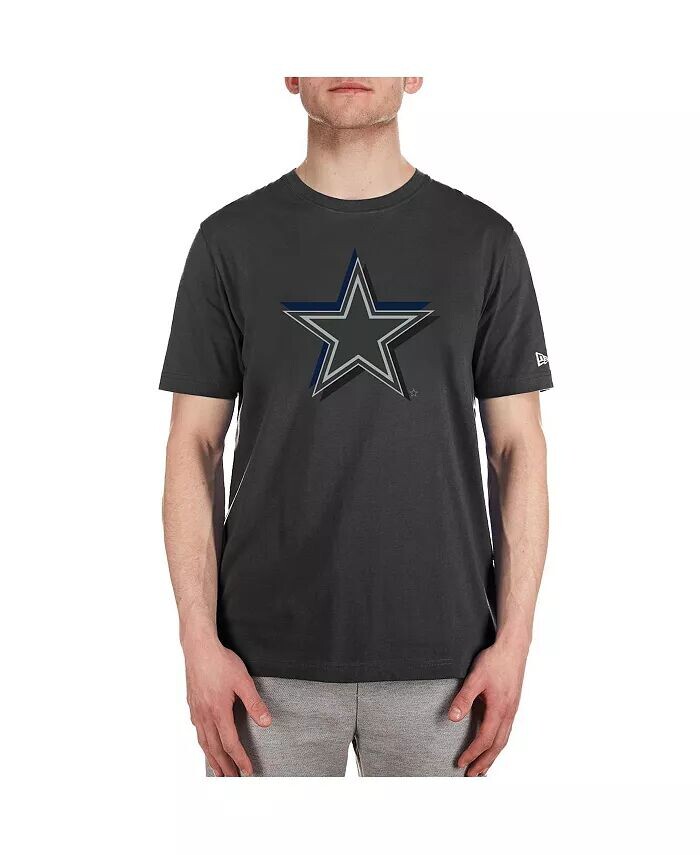 

Мужская графитовая футболка Dallas Cowboys Draft NFL 2024 New Era, серый