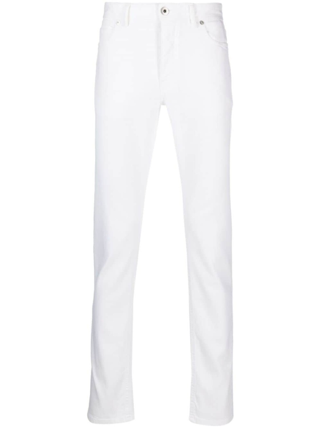 

Brioni узкие джинсы с заниженной талией, белый