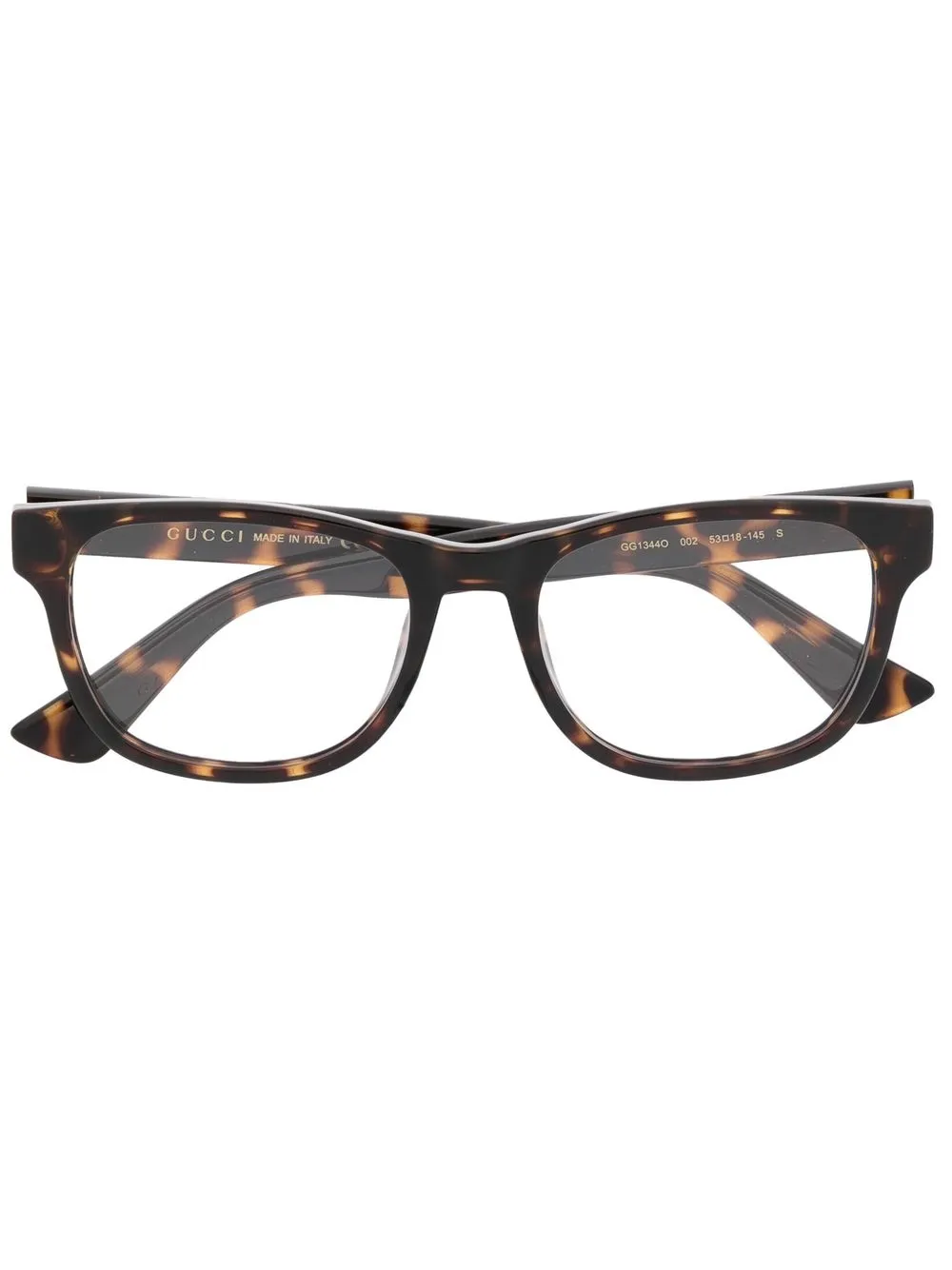 

Очки в квадратной оправе черепаховой расцветки Gucci Eyewear, коричневый
