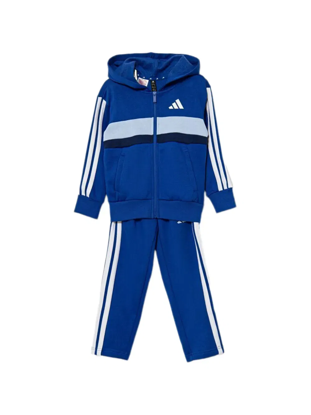 Полосатый спортивный костюм Adidas Kids, синий