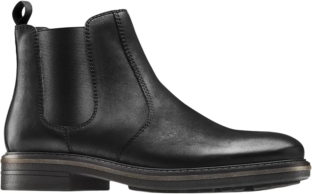 Мужские ботильоны BATA Chelsea из натуральной кожи, Black