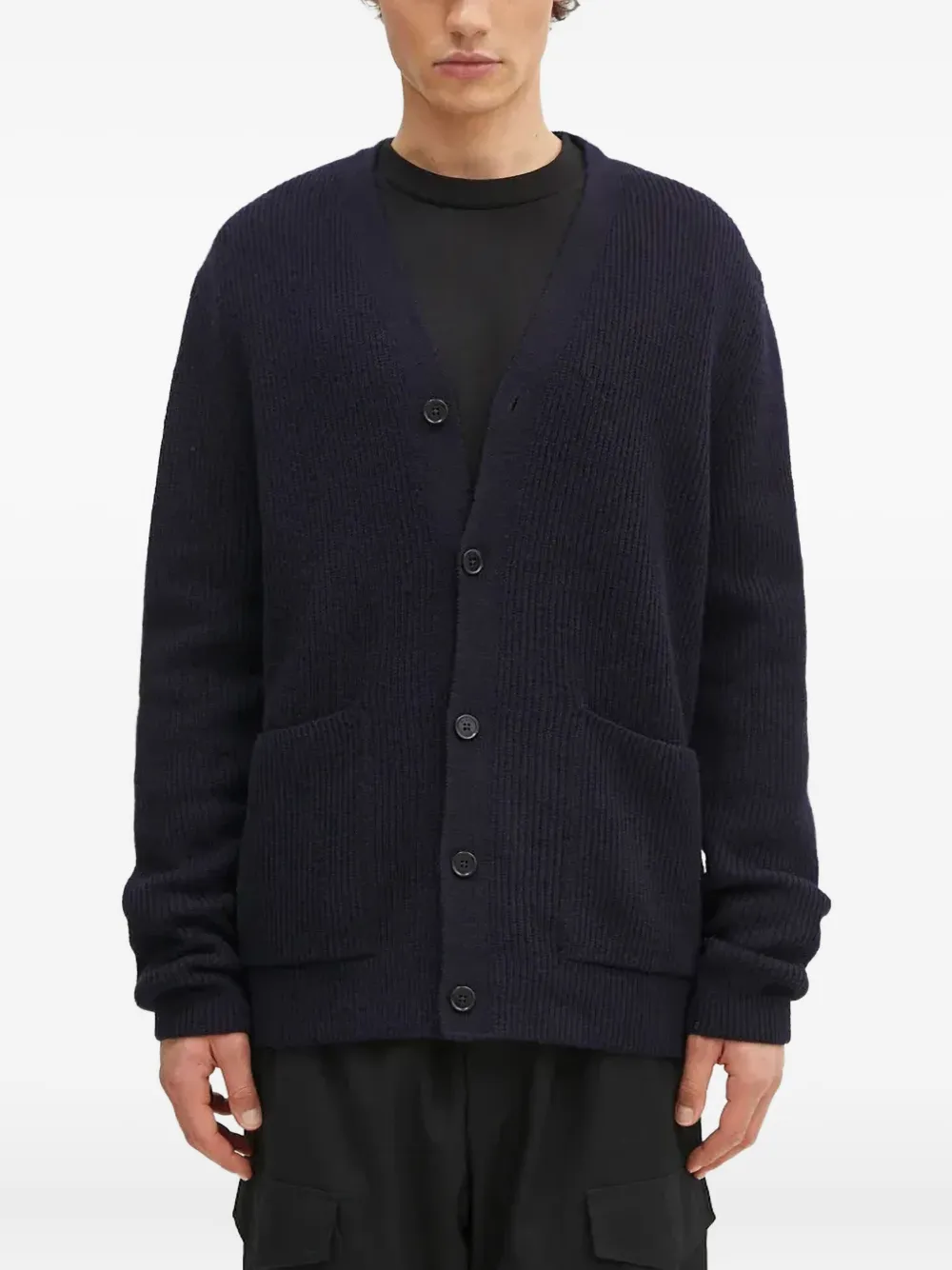 

Кардиган Loki в рубчик Norse Projects, синий