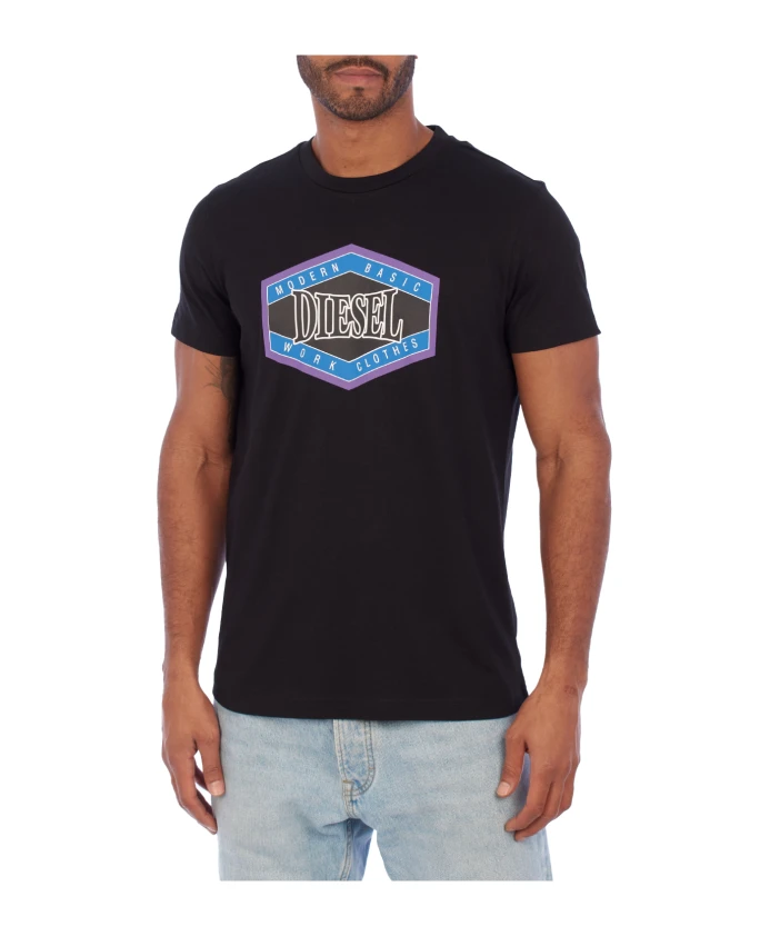 

Футболка с коротким рукавом Diesel, черный