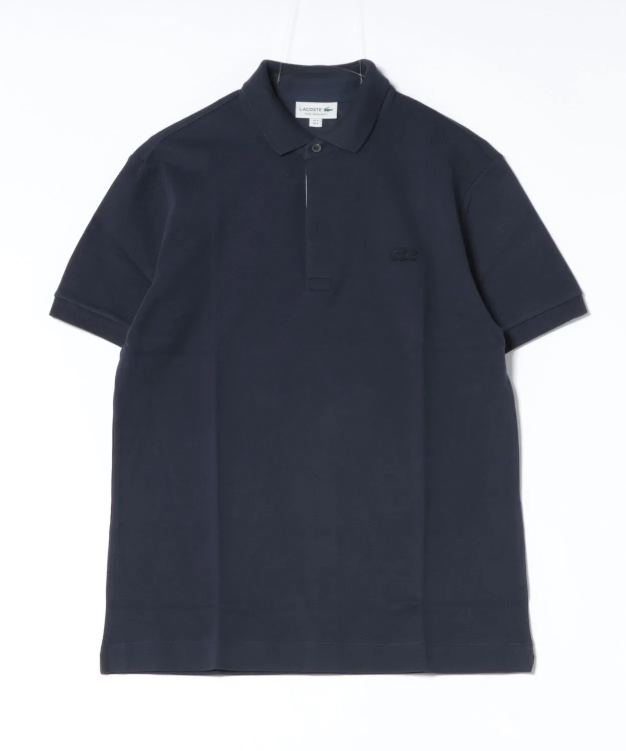 Поло Lacoste PH5522J в тёмно-синем цвете, из хлопка с эластаном, регулярный крой
