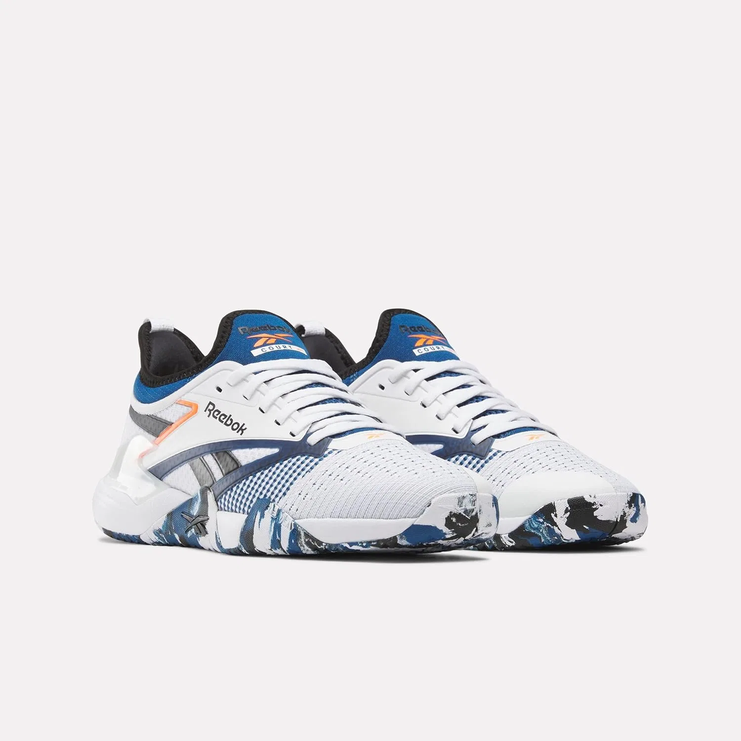 Кроссовки Reebok Unix Nano Court Trainers, Ftwr White Black Athletic Blue — фото 3