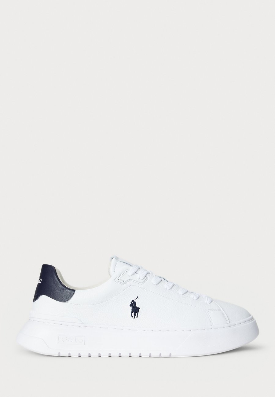 

Кроссовки Polo Ralph Lauren RLITE COURT TUMBLED LEATHER SNEAKER, White/Navy/White