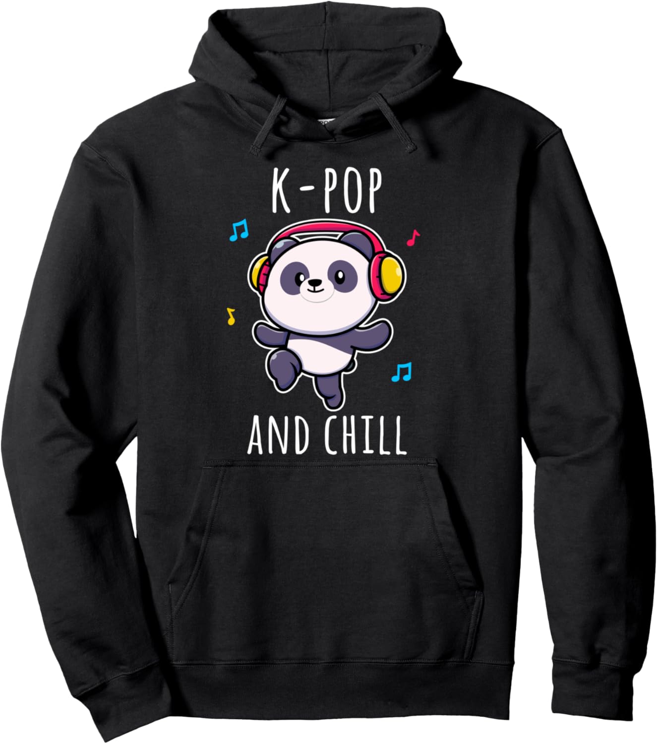 

K-Pop and Chill Милая толстовка с пандой в стиле K-Pop, черная K-Pop Apparel, Черный, K-Pop and Chill Милая толстовка с пандой в стиле K-Pop, черная K-Pop Apparel