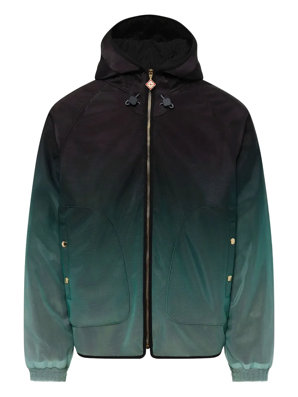 

Куртка с капюшоном и эффектом омбре CASABLANCA, черный