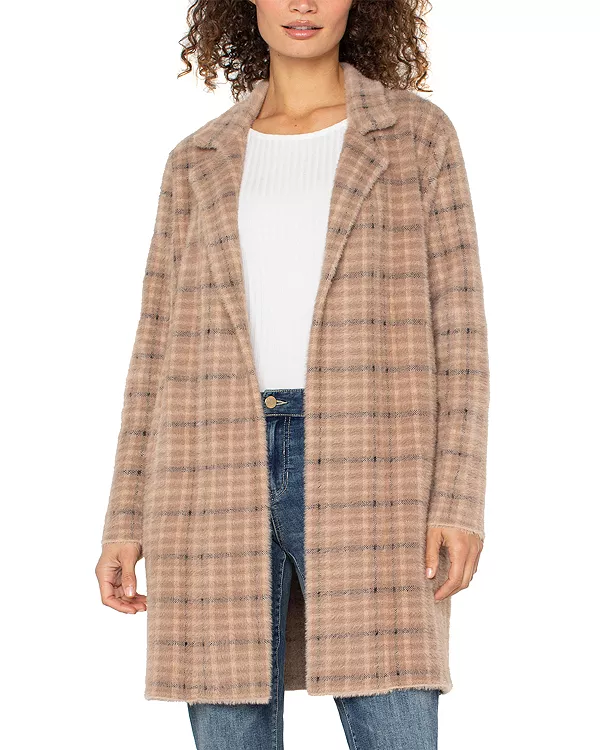 

Пальто-Свитер с открытой передней частью Liverpool Los Angeles, бежевый