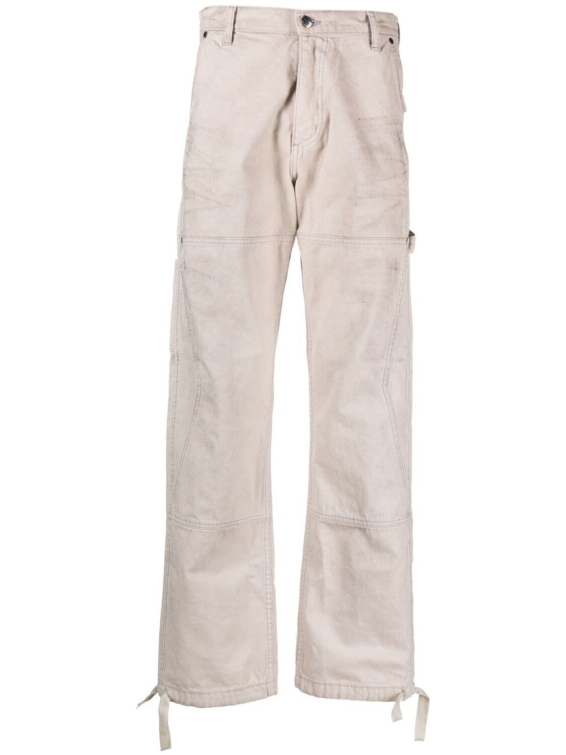 

RHUDE брюки Chevron, нейтральный цвет