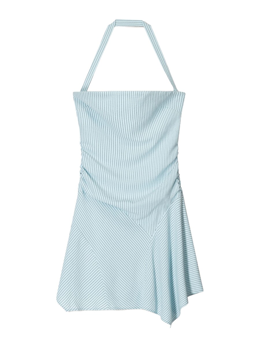 

Платье Bershka, цвет marine blue/Light blue