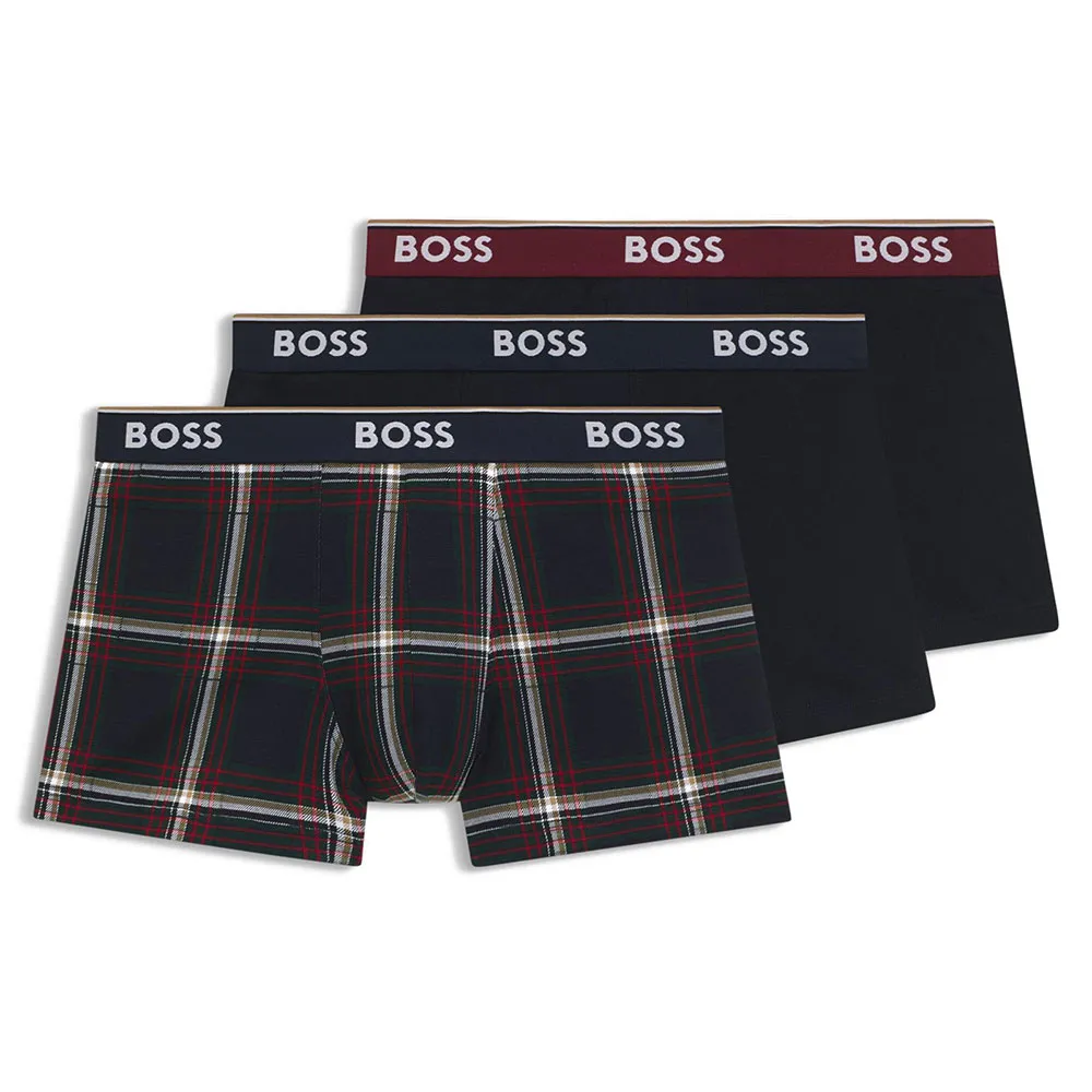 

Боксеры BOSS Power Design Trunk, 3 шт, черный