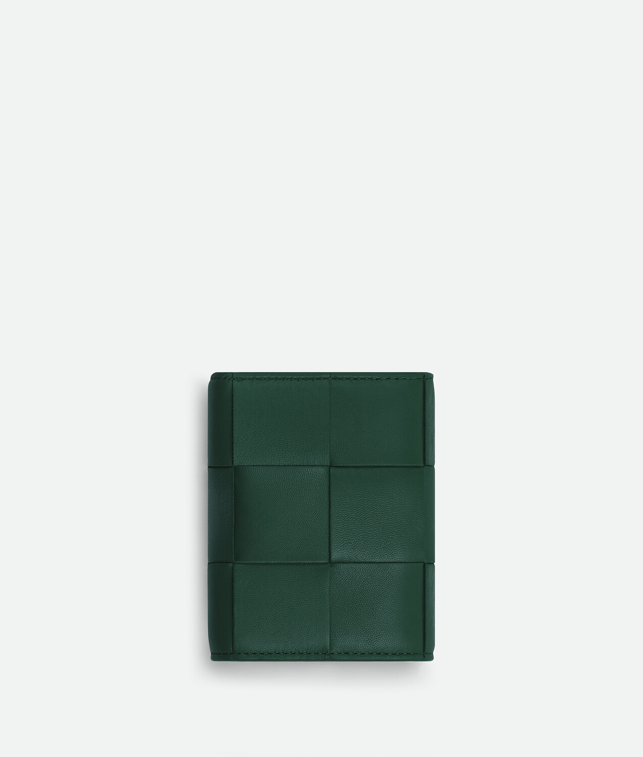 Cassette tri-fold wallet BOTTEGA VENETA, изумрудно-зеленый — фото 3