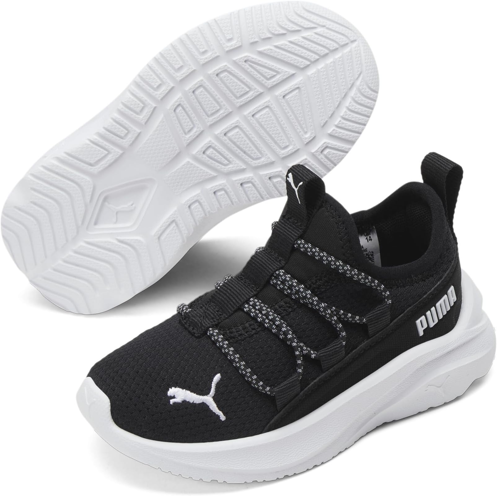 

Кроссовки PUMA Kids One4All Slip-On, цвет Puma Black/Puma White