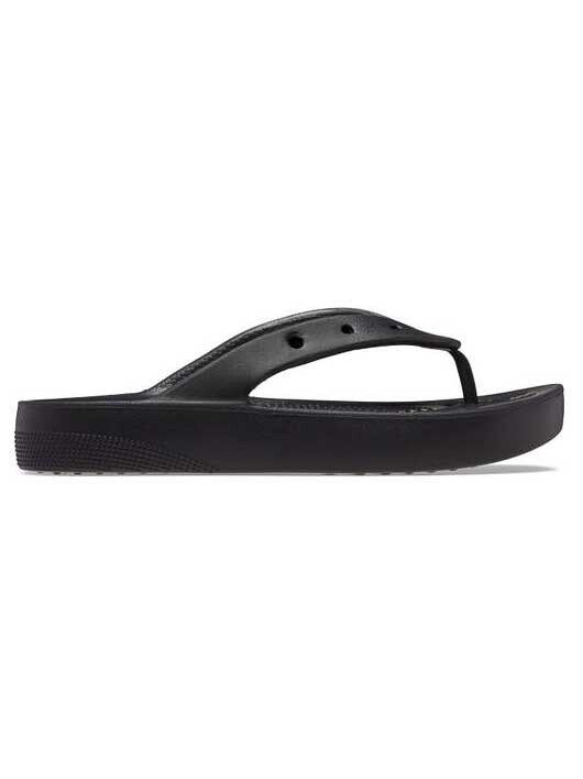 

Шлепанцы Crocs CLASSIC PLATFORM FLIP W 207714 BLACK, черный