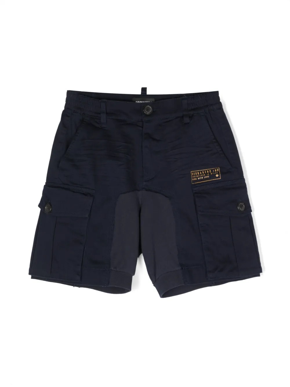 

Шорты карго с логотипом DSQUARED2 KIDS, синий