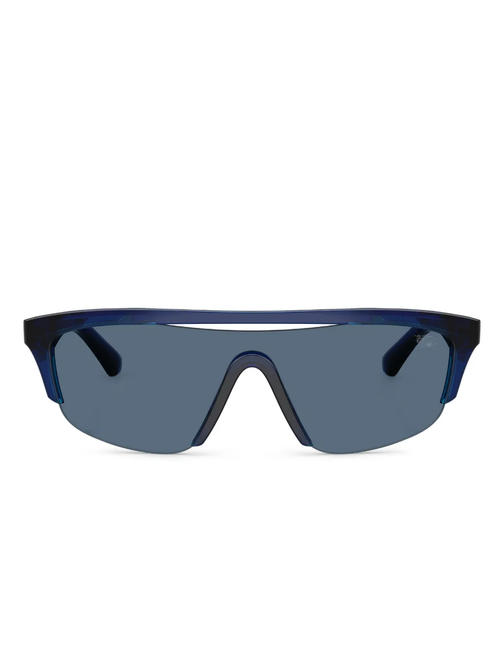 

Солнцезащитные очки-маска Burberry Eyewear, синий