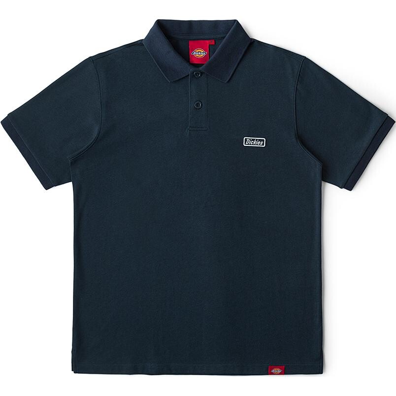 

Рубашка поло унисекс темно-синяя Dickies, темно-синий
