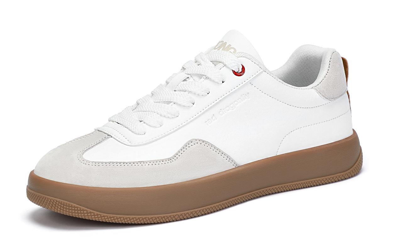 

RED DRAGONFLY Немецкие армейские кеды Casual Shoes мужские черно-белые белые, цвет White