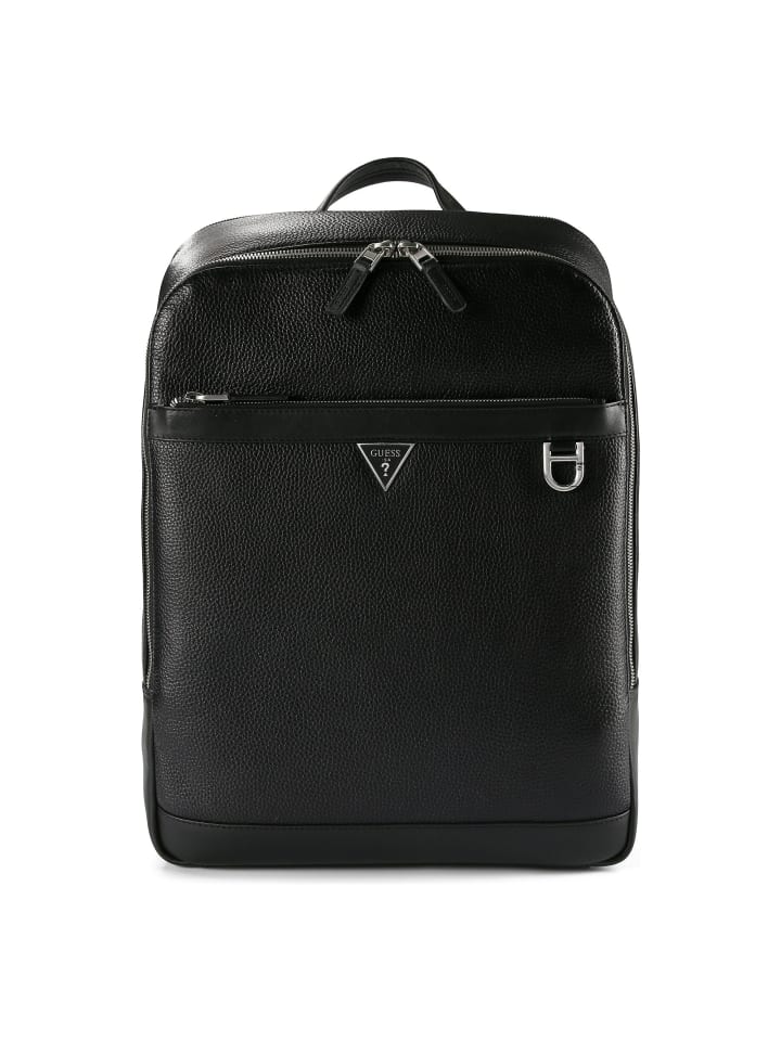 

Guess Рюкзак Monaco Daypack из кожи с отделением для ноутбука 41 см, черный