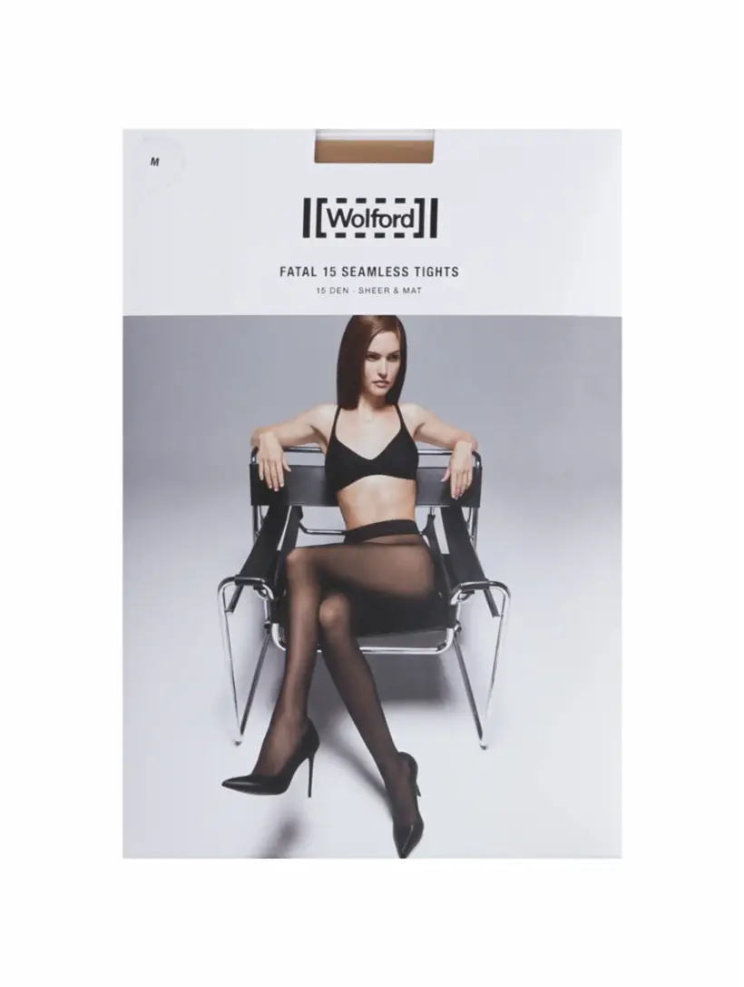 

Капроновые колготки Fatal 15 Wolford, бежевый