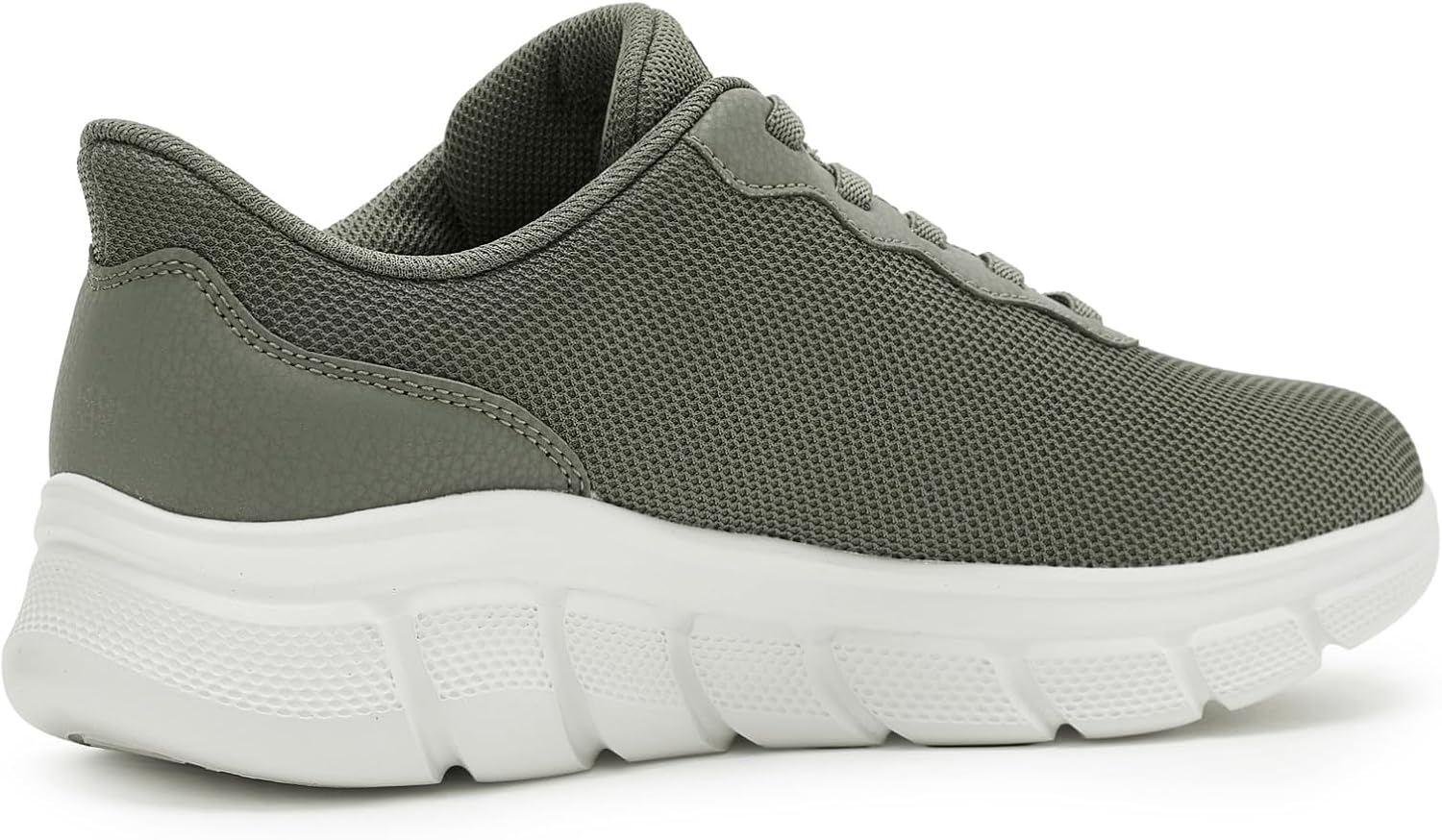 Мужские слипоны Skechers Bobs B Flex-Glacial Edge, Olive — фото 3