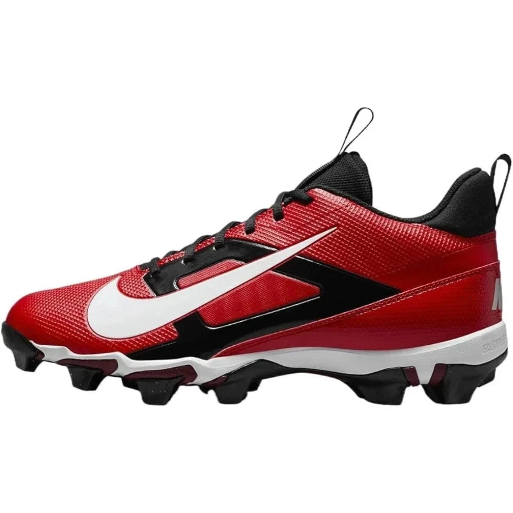 Мужские футбольные бутсы Nike Alpha Menace 4 Shark FN0028-600, красно-бело-черные, NIN882 — фото 3