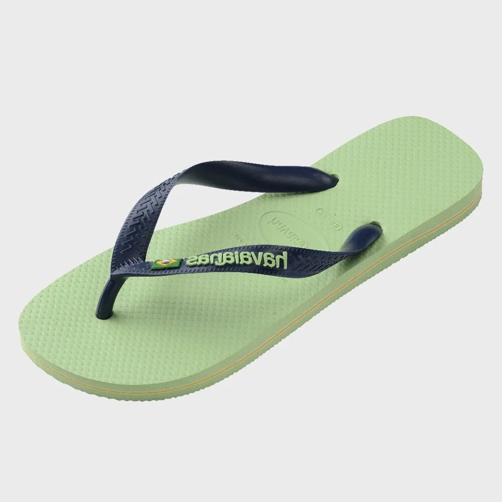 Мужские вьетнамки Brazil Logo цвета цитронеллы от Havaianas