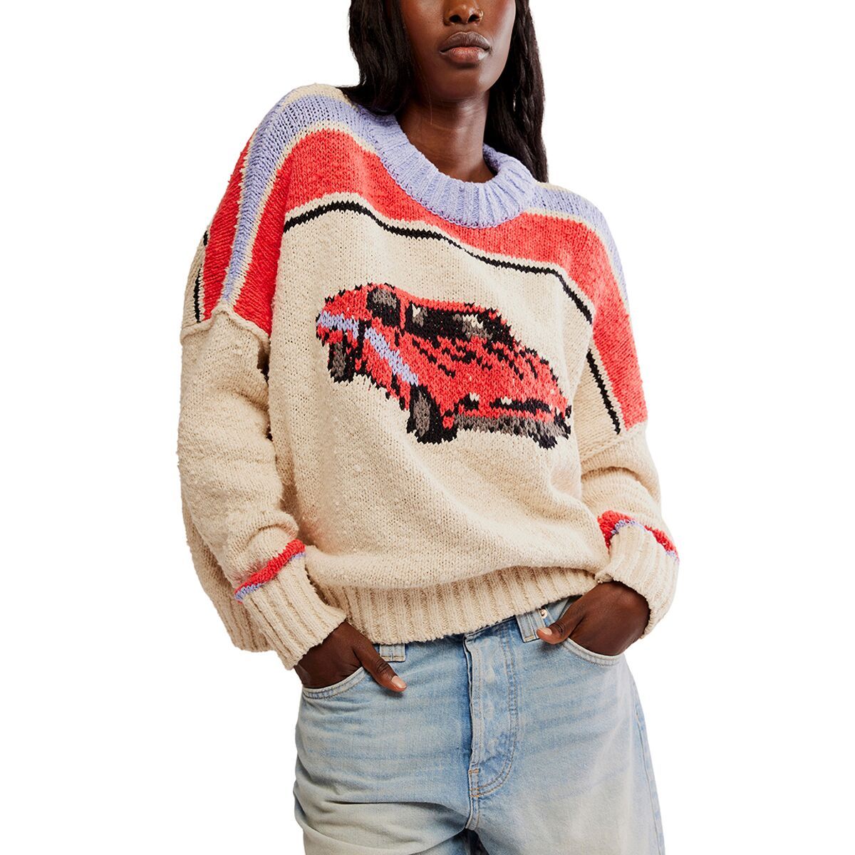 

Свитшот Fast lane Free People, мультиколор