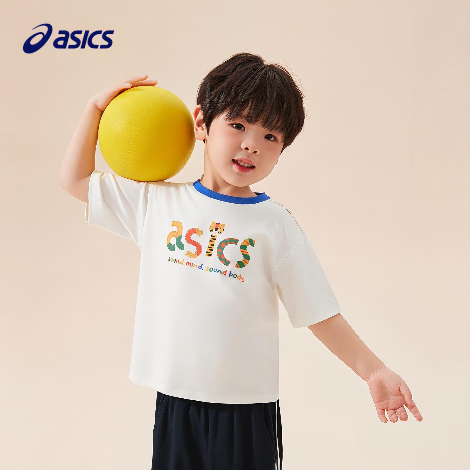 Детская футболка для детей от 3 до 7 лет Asics, белый — фото 4