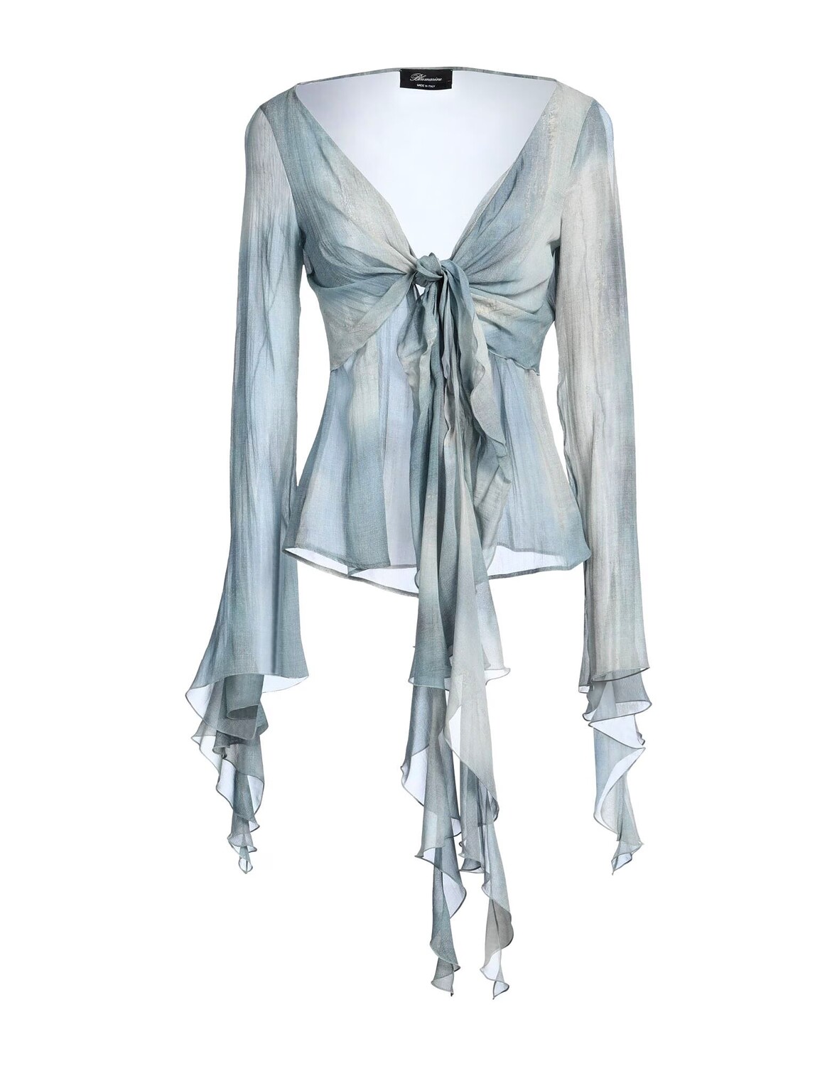 

Рубашка Blumarine, пастельный синий