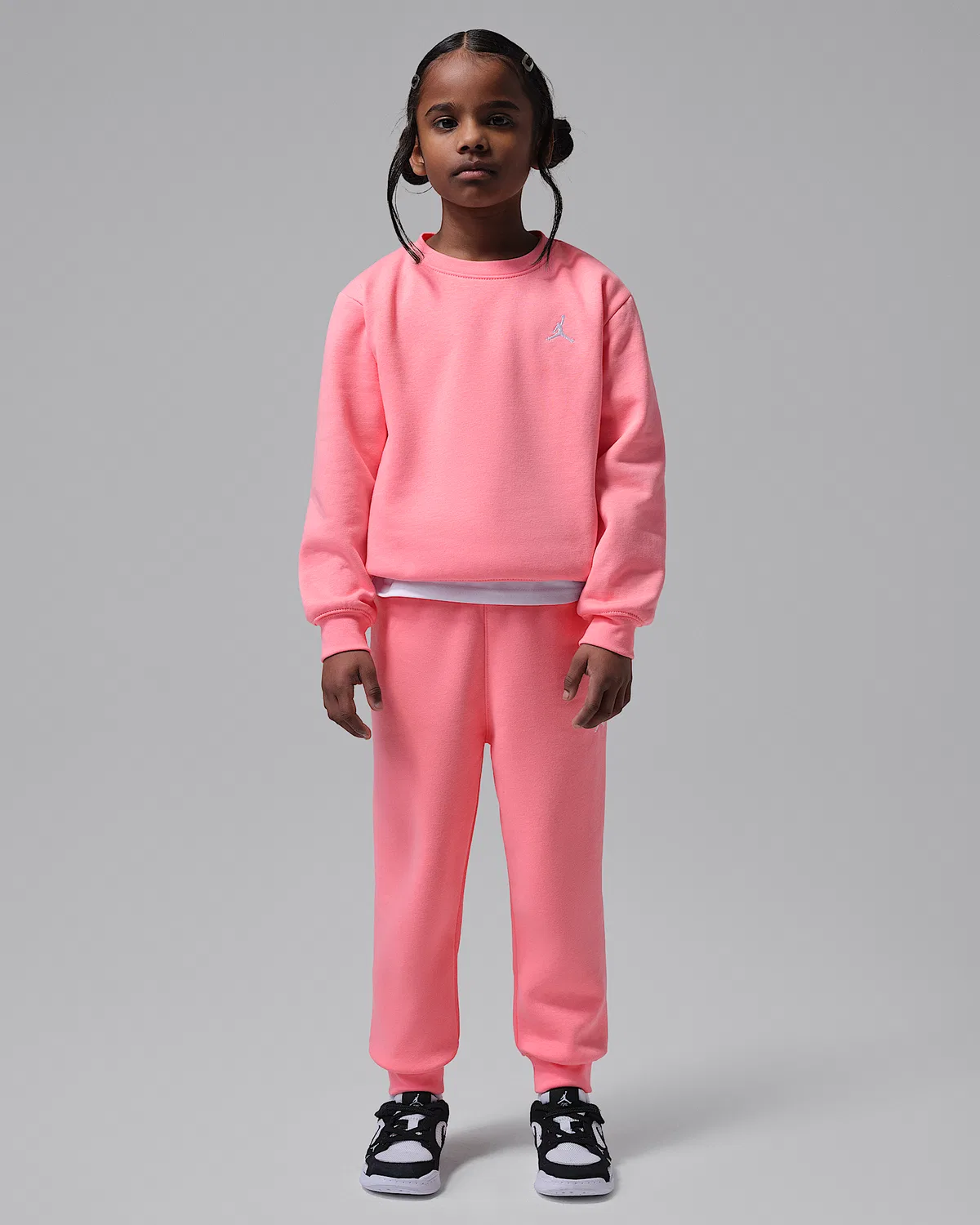 Детский набор из 2 предметов Jordan Brooklyn Fleece, Pink Gaze