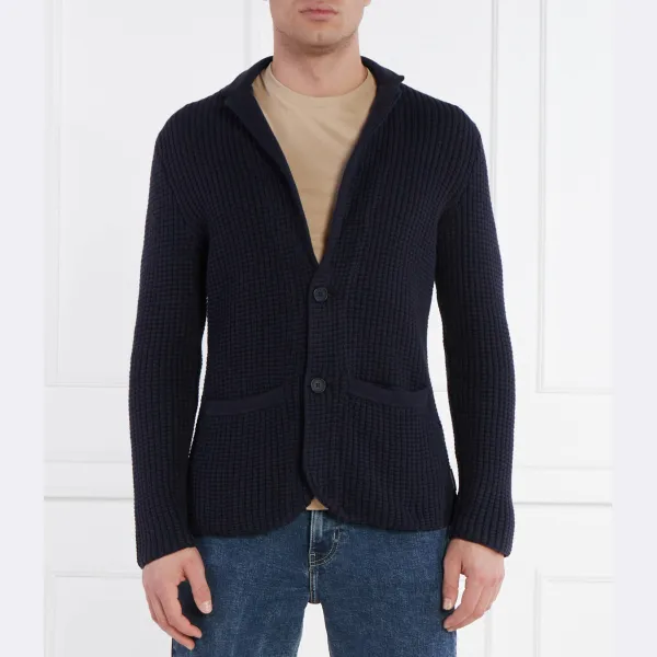 

Кардиган стандартного кроя Armani Exchange, синий