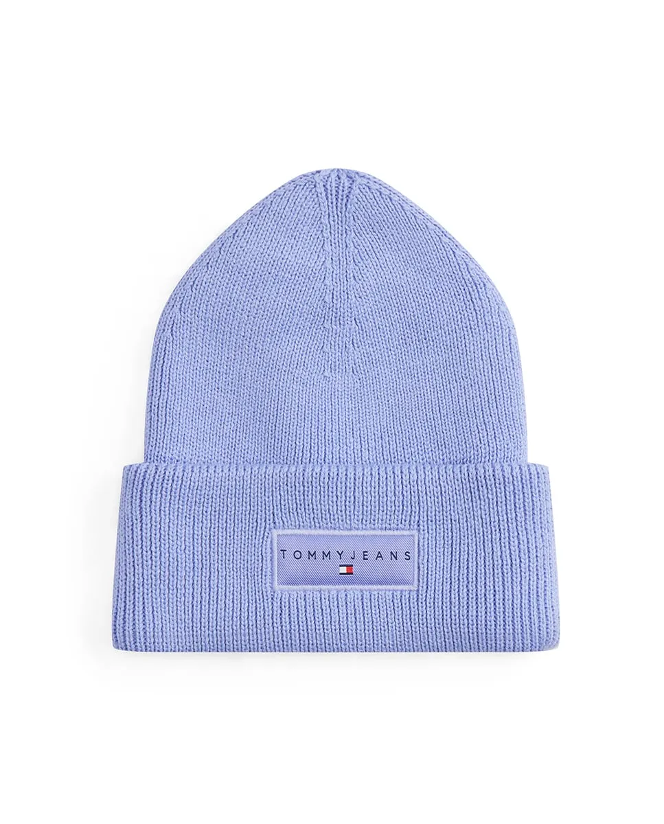 

Женская шапка-бини Tommy Jeans, светло-голубой