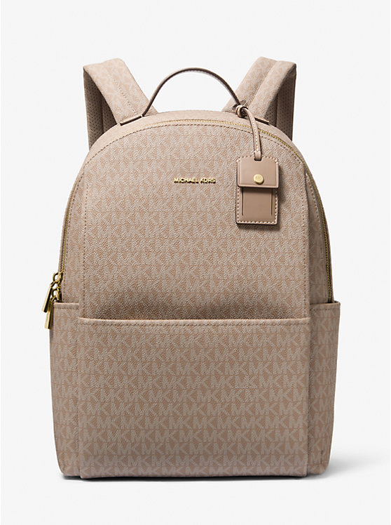 

Рюкзак с большим фирменным логотипом Sable Michael Kors, коричневый