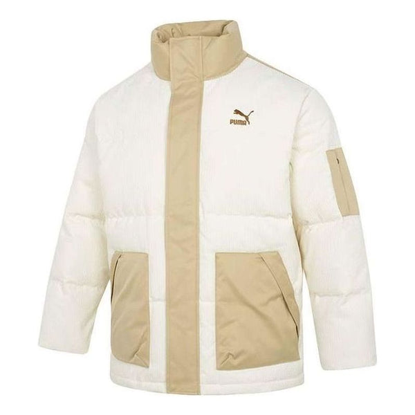 

Куртка core down jacket 'beige' Puma, белый