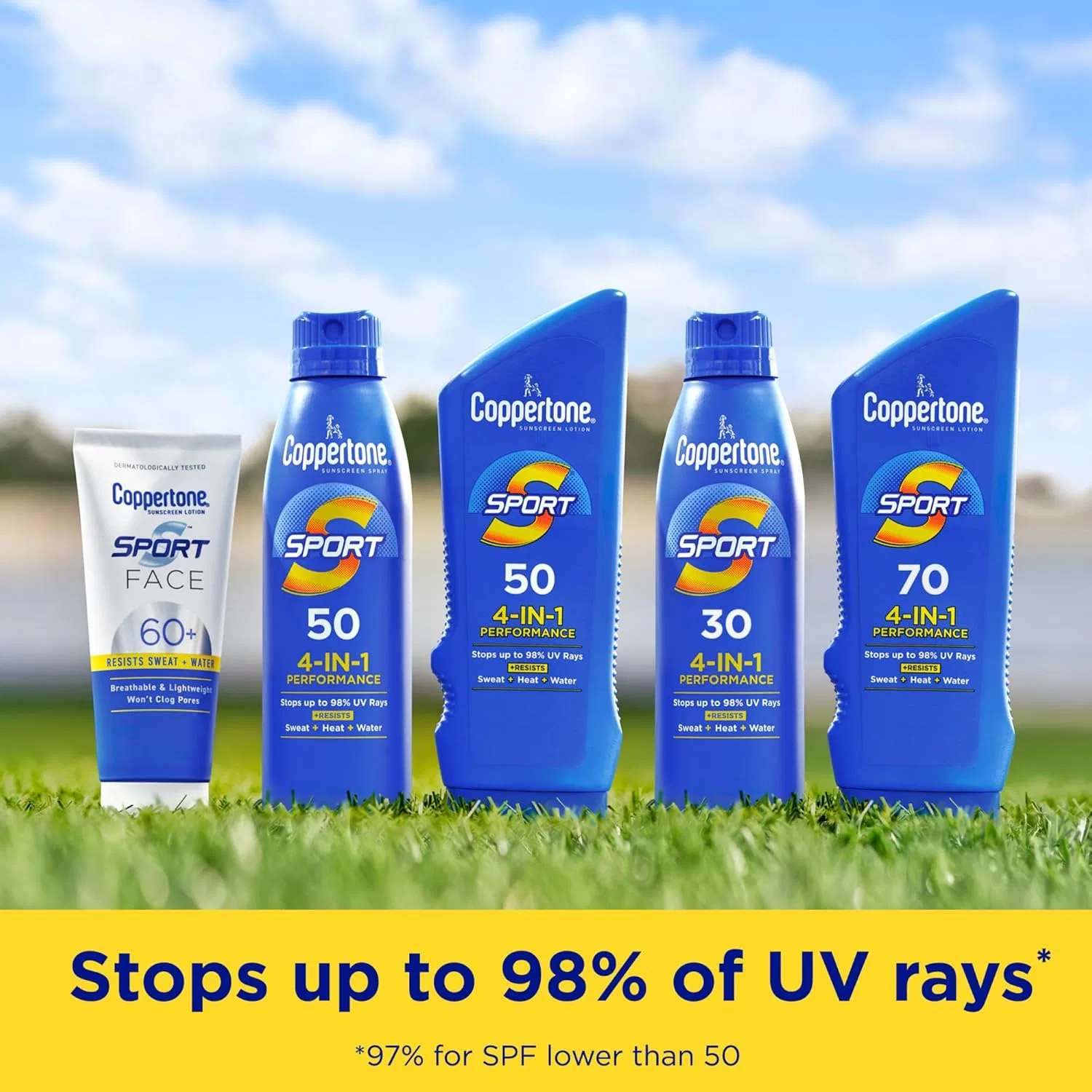 Солнцезащитный лосьон Coppertone Sport SPF 50, 207 мл, мультиколор — фото 4