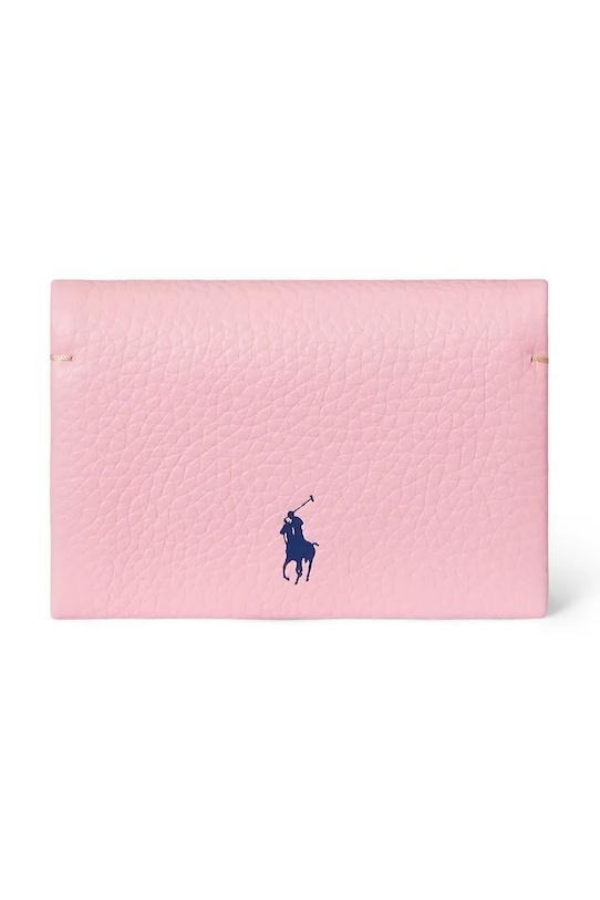 

Кожаный кошелек Polo Ralph Lauren, розовый