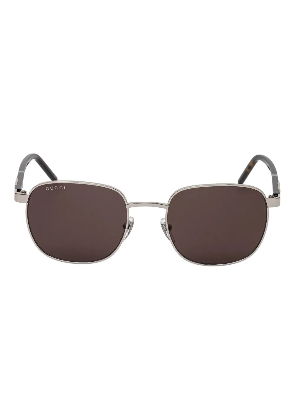

Солнцезащитные очки в квадратной оправе Gucci Eyewear, серебряный