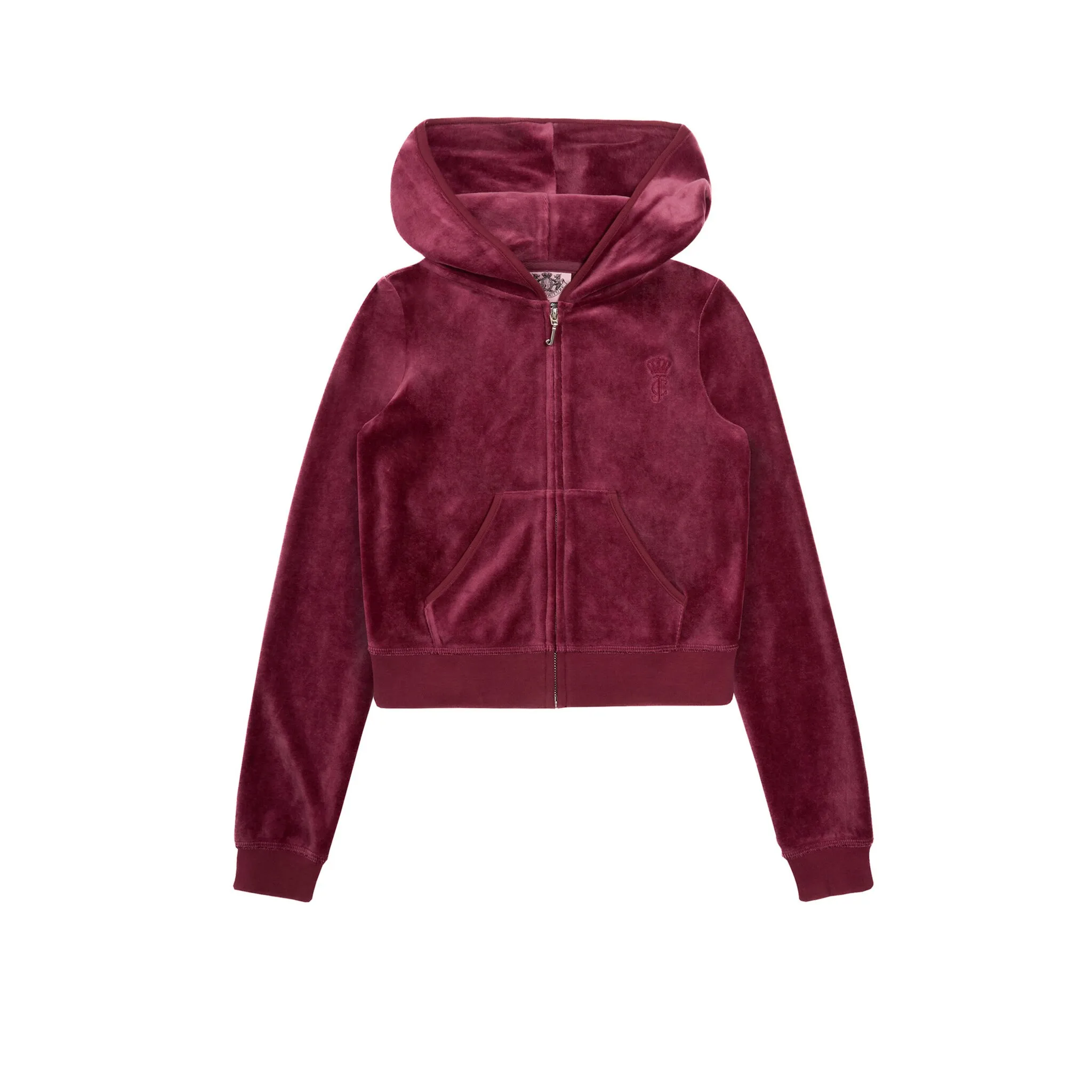 

Куртка Juicy Couture с капюшоном «HERITAGE ROBYN HOODIEженская», с капюшоном, женская спортивная куртка, толстовка с капюшоном, велюр, с блестками, распродажа, цвет tawny port