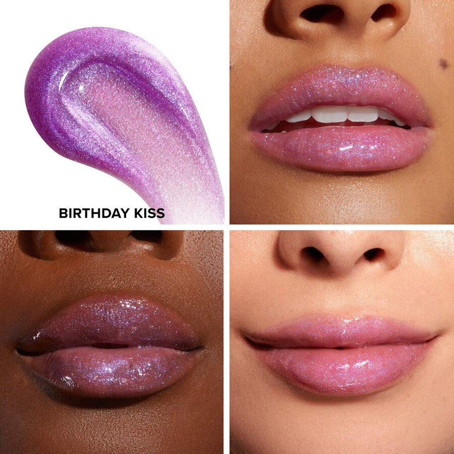 Нелипкий блеск для губ Kissing Jelly Too Faced, 0.15 oz /4 ml, Birthday Kiss — фото 2