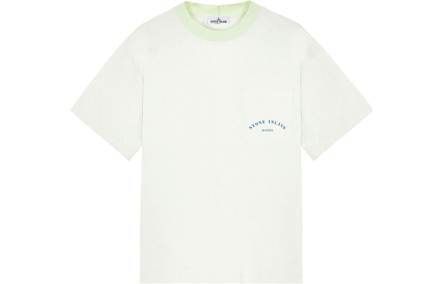 

SS23 Marina Футболка мужская светло-зеленая Stone Island, светло-зеленый
