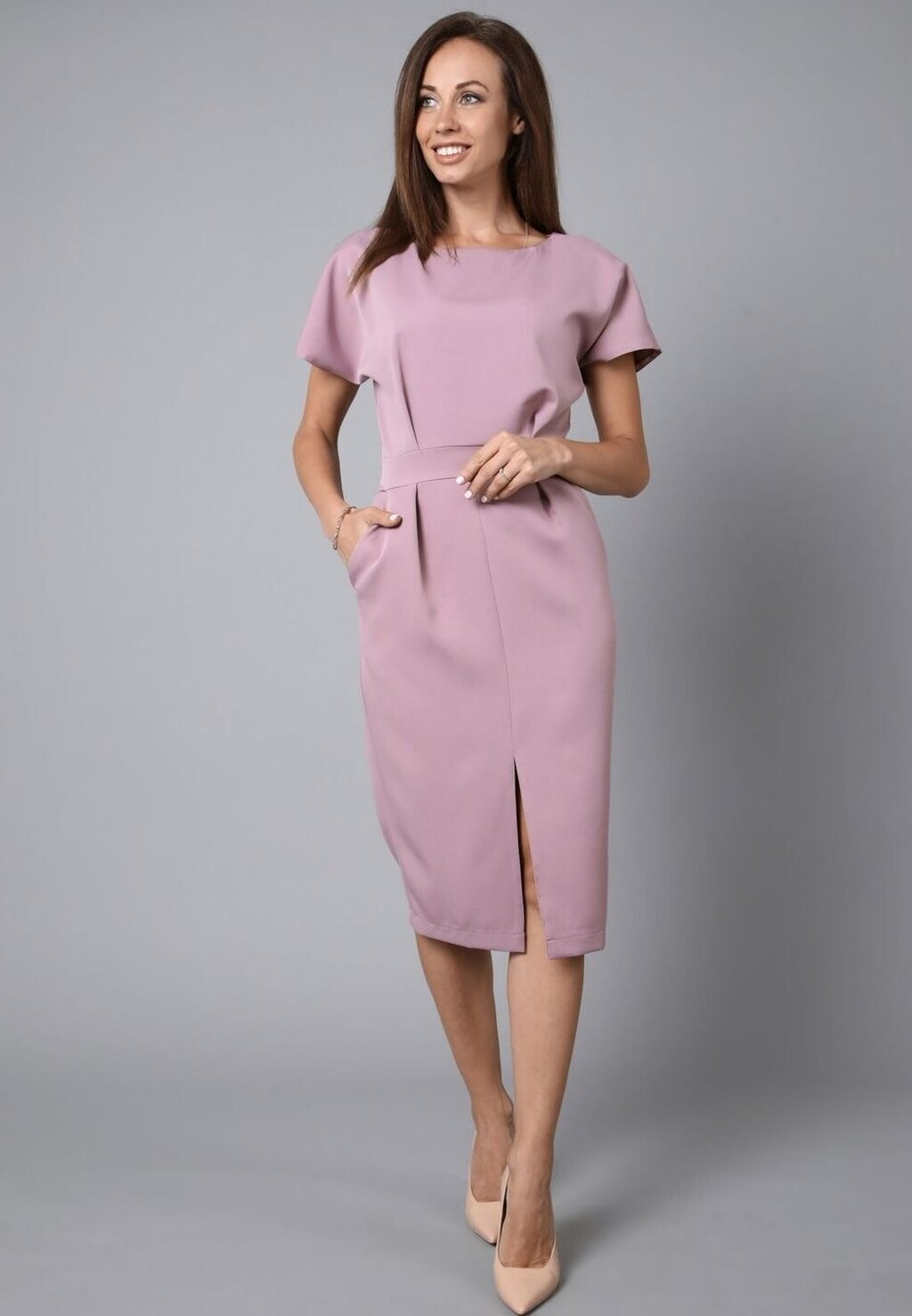 

Платье-футляр DRESS Awesome Apparel, цвет dark pink