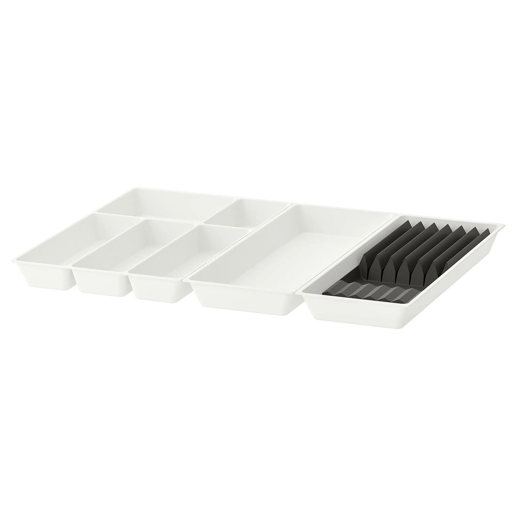 

Органайзер для ящиков, белый/антрацит, 72x50 см, UPPDATERA IKEA