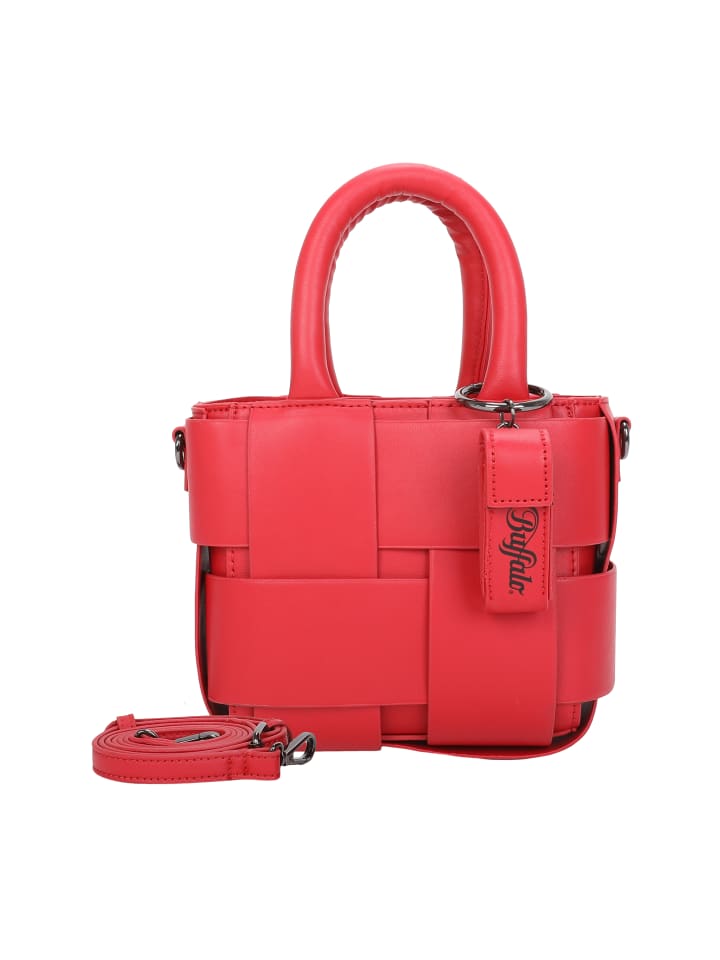 

Сумка Buffalo Henkeltasche Boxy Special Weave, цвет Red Shake