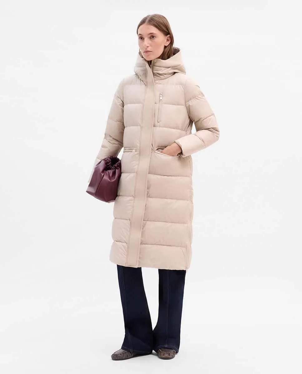 

Длинная женская парка с капюшоном Simorra, бежевый
