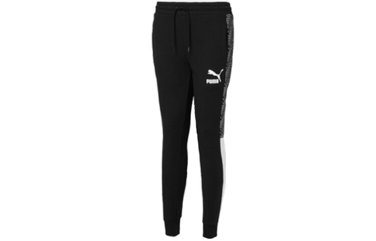 

Мужские трикотажные спортивные штаны Puma, цвет Black