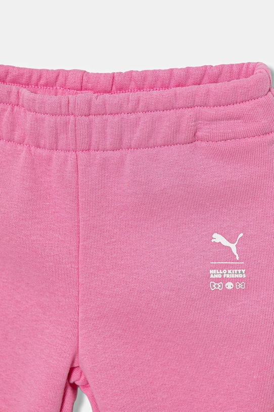 Детский спортивный костюм из 2 предметов Puma, розовый — фото 4