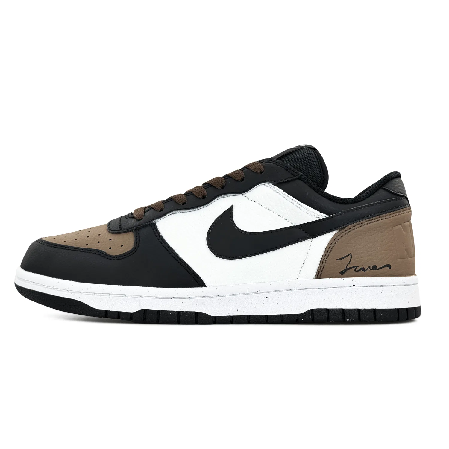 Кеды Nike Big LOW коричнево-черные